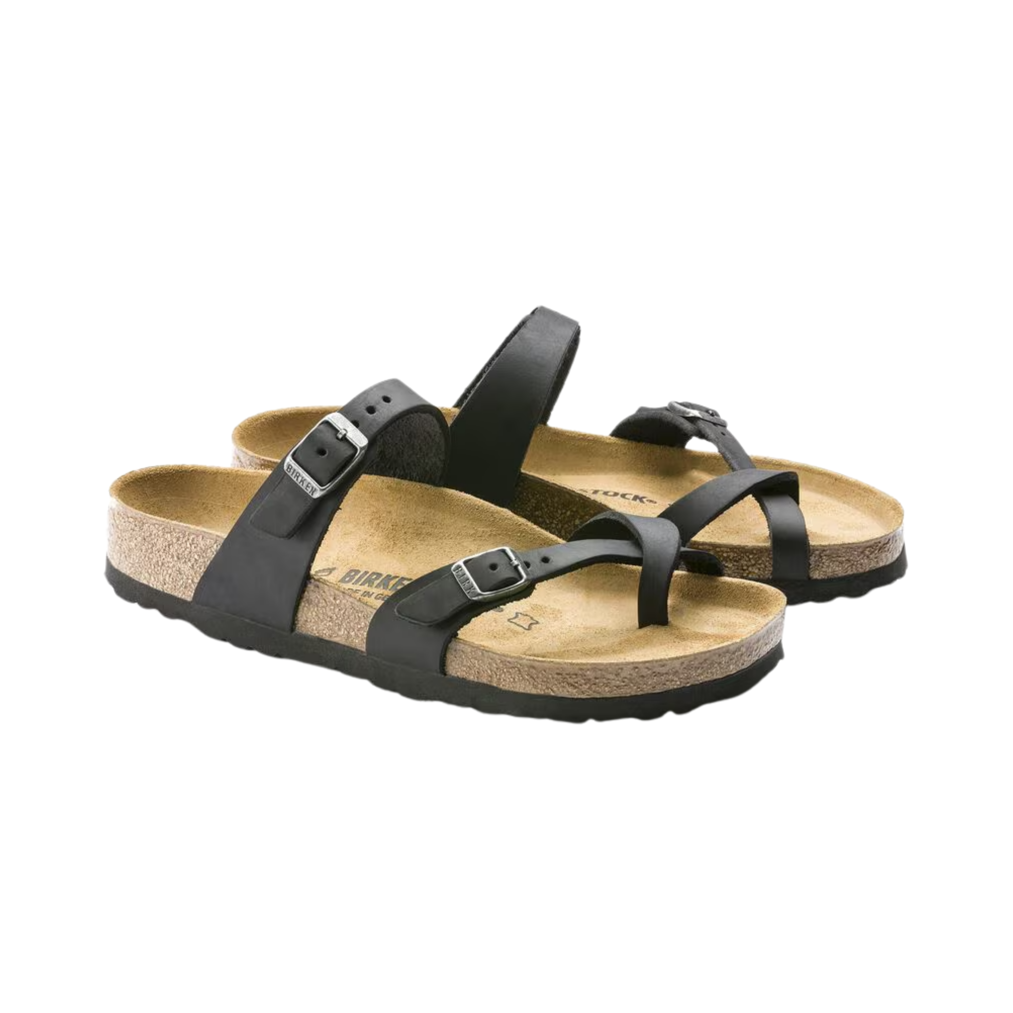Women's Mayari Oiled Leather Sandals - Black | Comfortable & Stylish for Summer, Beach, and Casual Outings