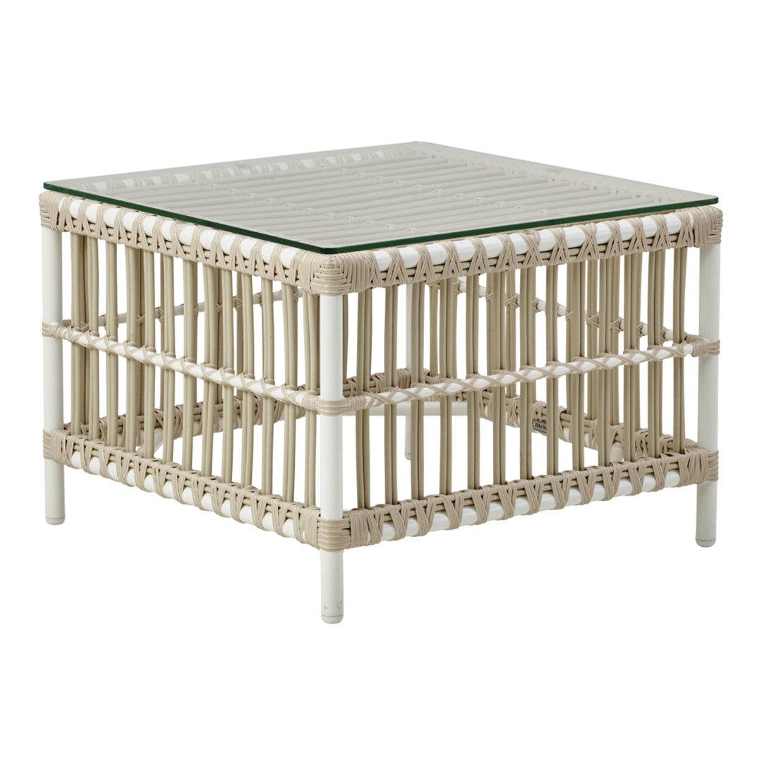 Caroline Outdoor Side Table - Weather-Resistant Patio End Table for Garden, Poolside & Balcony - Perfect for Drinks, Books & Decor