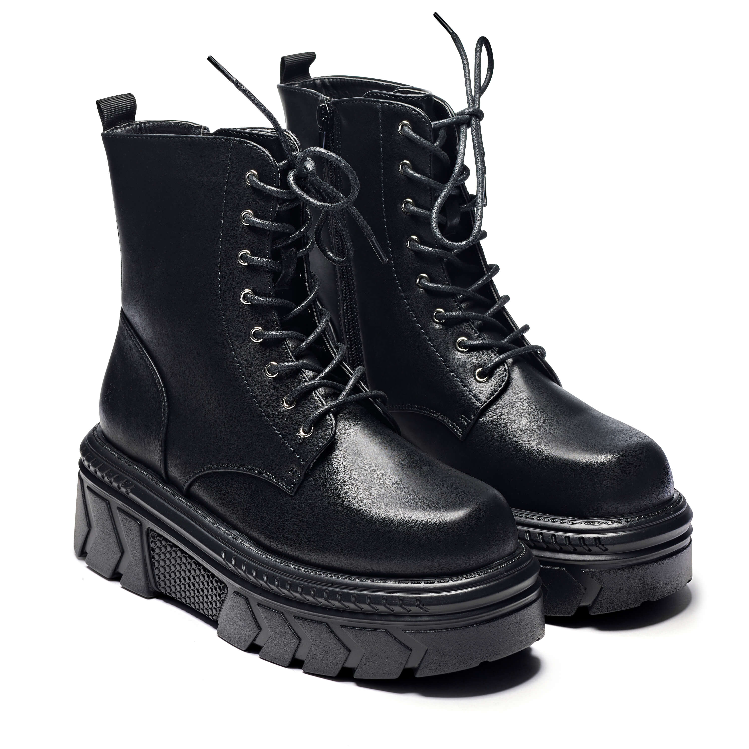 Stylish Talwar Chunky Stomper Boots for Women - Trendy Platform Combat Boots with Thick Sole | Perfect for Streetwear, Gothic Fashion & Winter Outfits