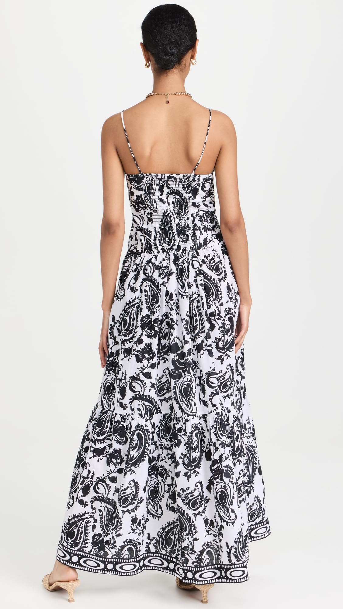 Elegant Women's Square Neck Maxi Dress - Flowy Summer Long Dress for Beach, Wedding & Vacation | Boho Chic Floral Print Midi Dress with Side Slits