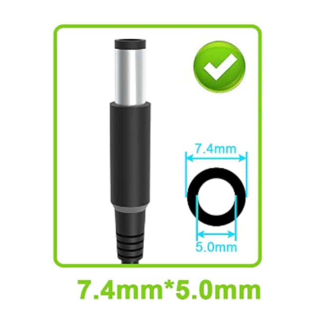 Original Dell Latitude AC Adapter Charger 65W 19.5V 3.34A (Model 05K74V) - Compatible with Latitude XPS, Inspiron, Vostro, Studio Laptops - 7.4mm Connector Tip - Perfect for Home, Office & Travel Use