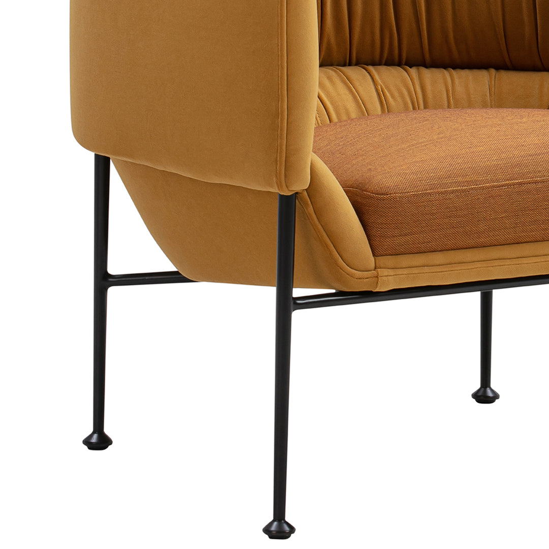 Modern Accent Chair - Mid Century Lounge Chair with Wooden Legs for Living Room, Bedroom, or Office - Comfortable Reading Chair with Soft Cushions and Ergonomic Design - Perfect for Relaxing, Napping, or Working from Home