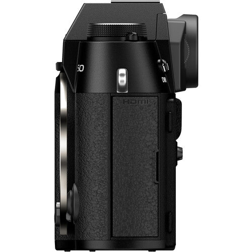 FUJIFILM X-T50 Mirrorless Digital Camera (Black) - 26.1MP APS-C Sensor, 4K Video, Compact & Lightweight for Travel, Street & Portrait Photography