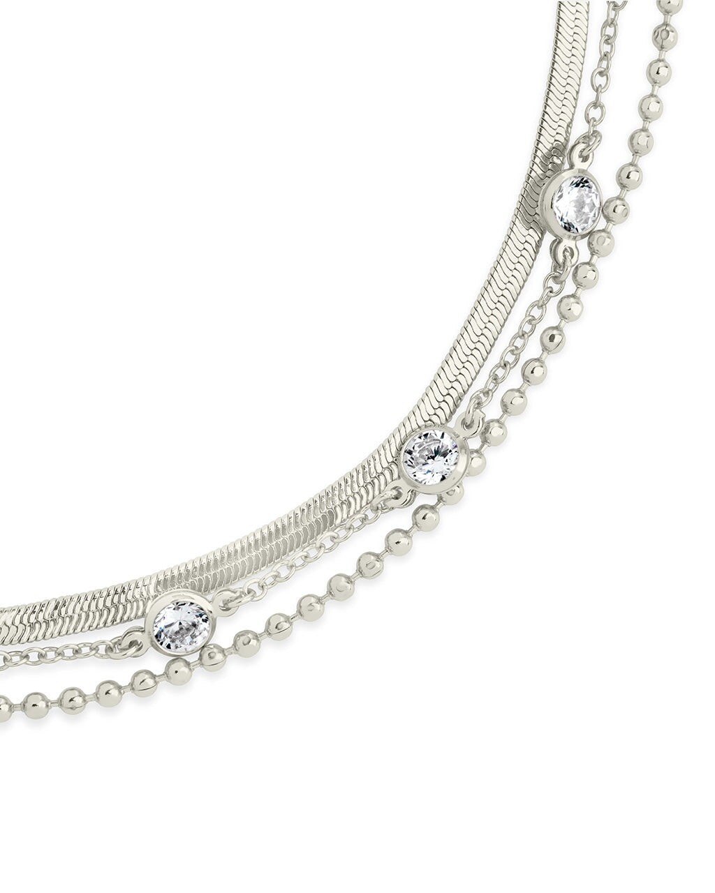 Elegant Paisley CZ & Layered Chain Bracelet for Women | Fashion Jewelry Gift for Her | Perfect for Parties, Weddings & Everyday Wear