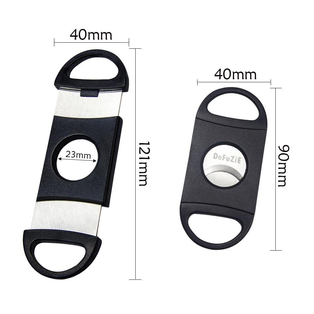 Premium Stainless Steel Guillotine Cigar Cutter - Sharp Double Blade for Perfect Cut - 12 Pack Bulk Set - Ideal for Cigar Lounges, Weddings & Gifts