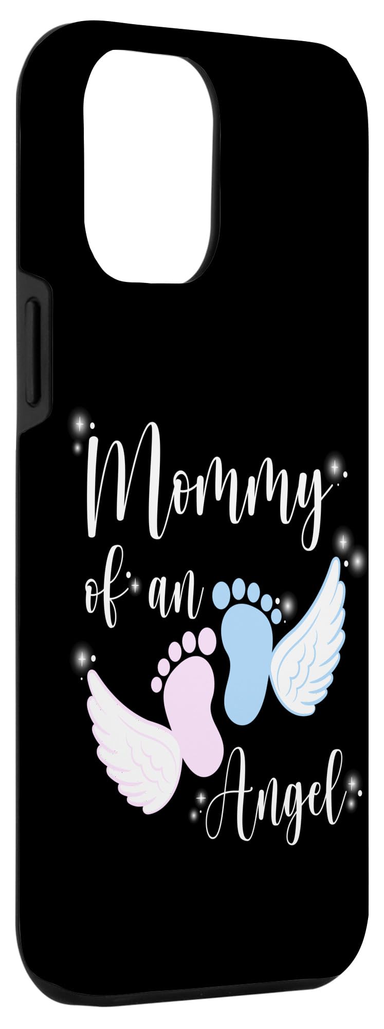iPhone 12 Pro Max Case - Angel & Miscarriage Awareness Design for Grieving Mothers - Perfect for Pregnancy Loss Support & Memorial Gifts