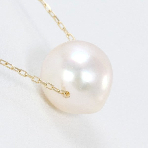 10K Yellow Gold Pearl Necklace for Women - Elegant & Timeless Jewelry Gift for Birthday, Anniversary & Special Occasions