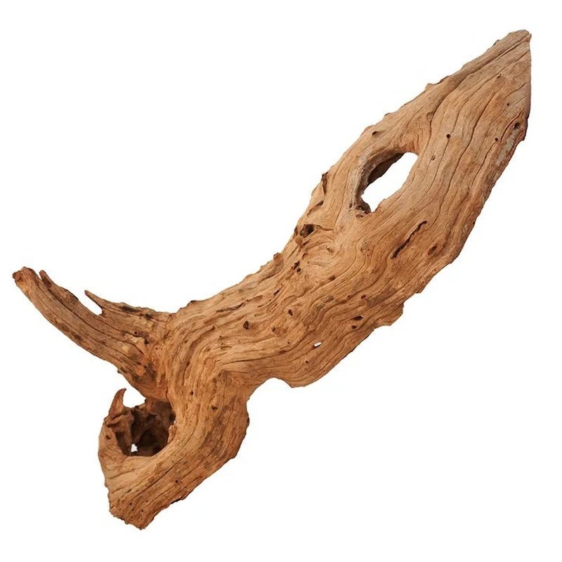 Aqua Natural Mekong River Wood for Aquarium Decoration - Driftwood for Fish Tank, Terrarium & Reptile Habitat - Natural Hardwood Branch for Aquatic Plants & Shrimp Tanks