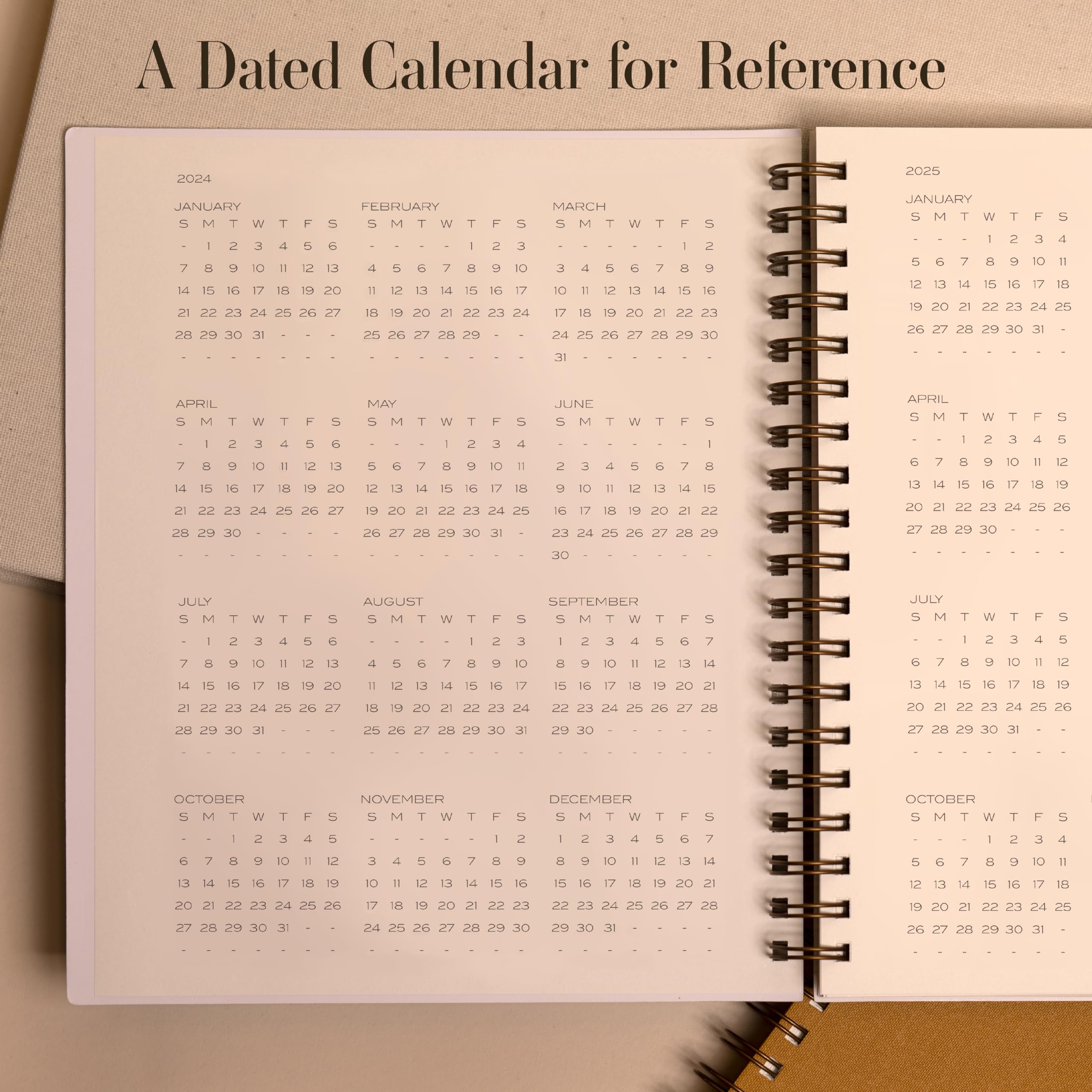2025 Daily Weekly Monthly Planner - 8.5