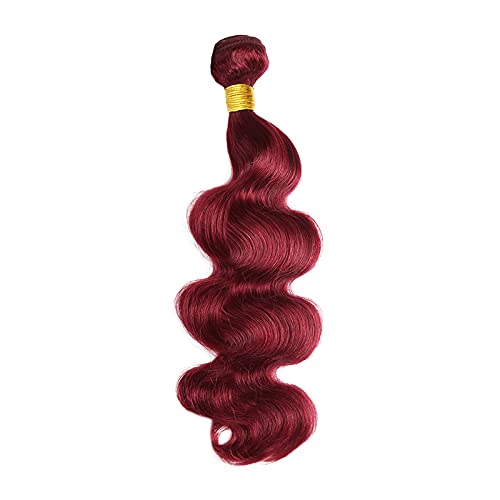 28 Inch Brazilian Human Hair Lace Front Wig with Red Highlights - Natural Wavy Hair Bundles for Braiding, Styling & Everyday Wear