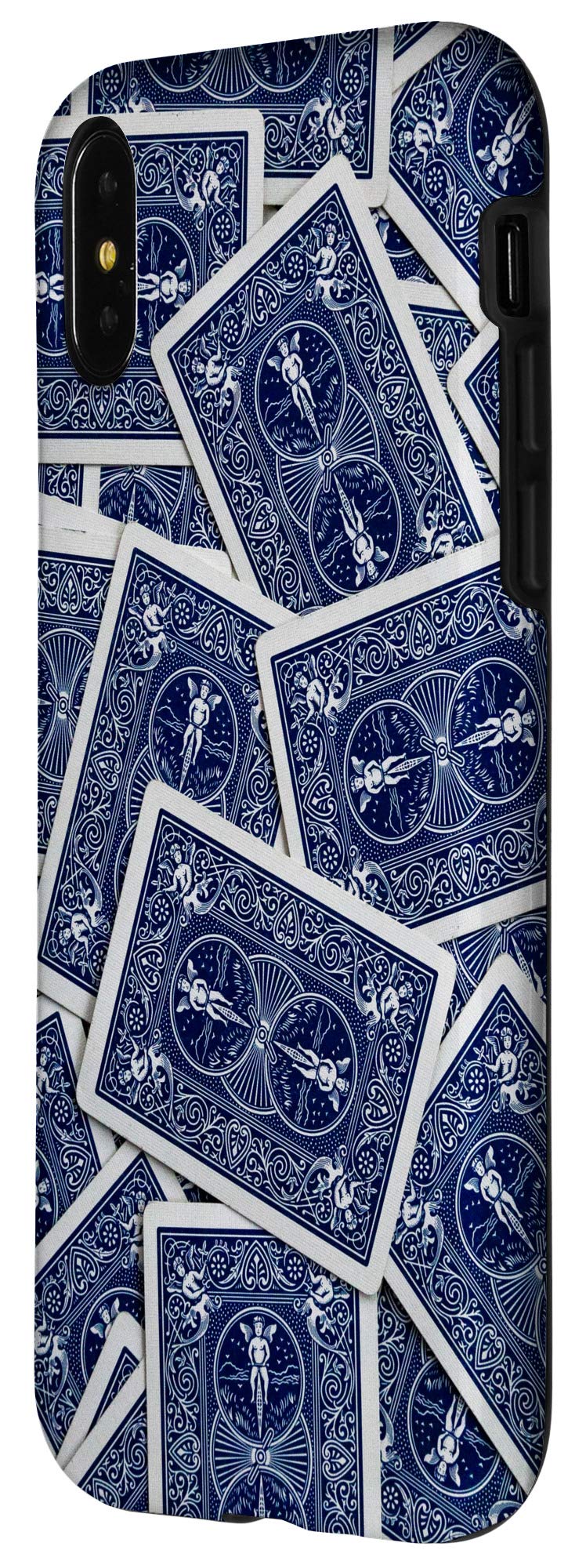 iPhone X/XS Playing Cards Photo Poker Case - Durable & Stylish Phone Cover for Poker Lovers - Perfect for Game Nights, Gifts & Themed Parties