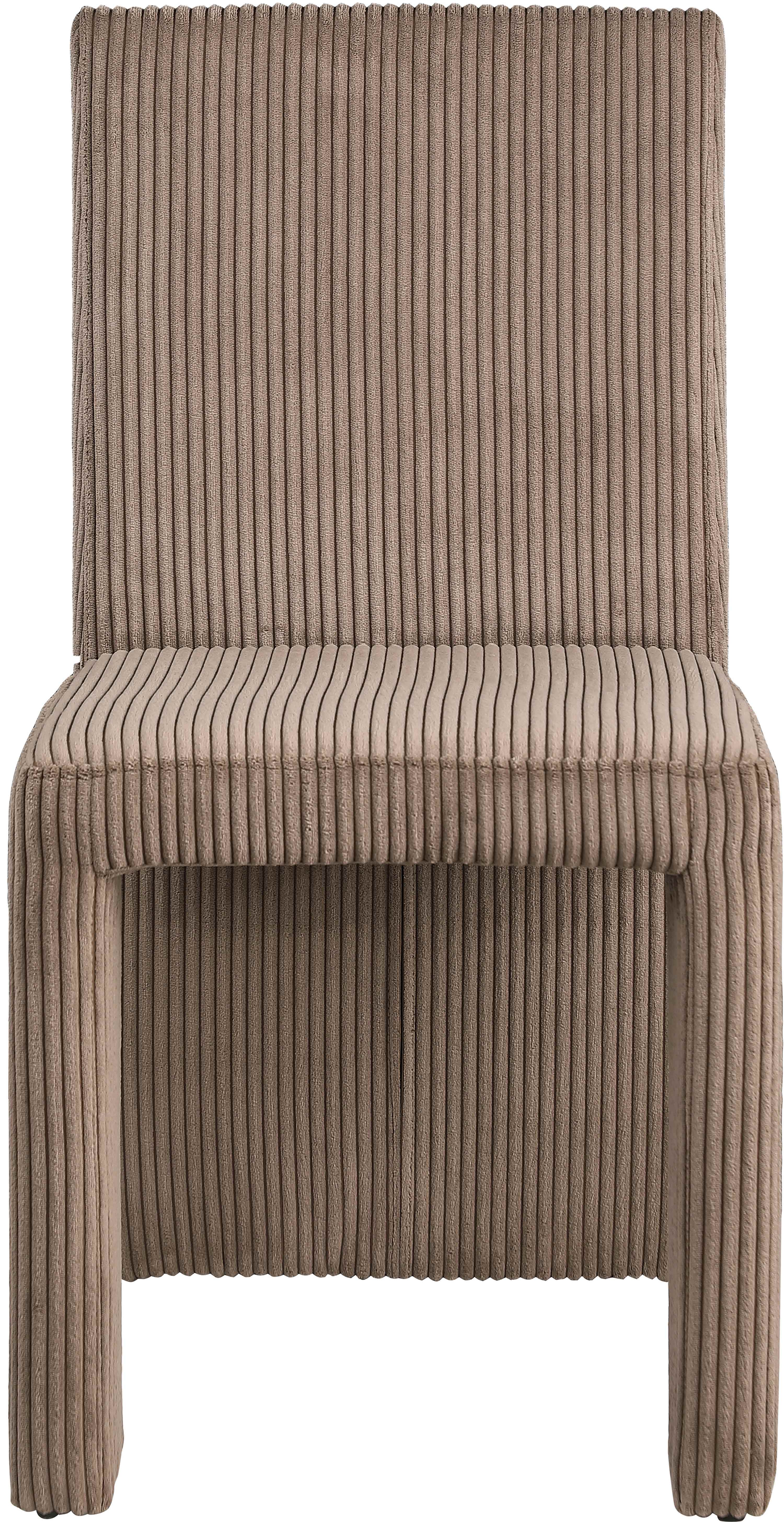 Premium Benson Microsuede Corduroy Fabric Dining Chair - Comfortable Modern Upholstered Seat for Kitchen, Dining Room & Office - Home & Commercial Use