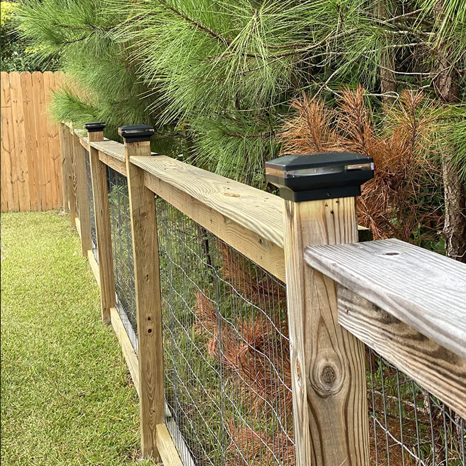 Viewsun 8 Pack Solar Post Cap Lights & 2 Pack 34