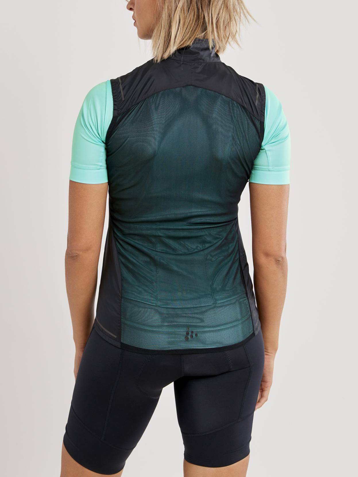 Women's Lightweight Windproof Cycling Vest - Breathable Reflective Running Jacket for Outdoor Sports & Commuting