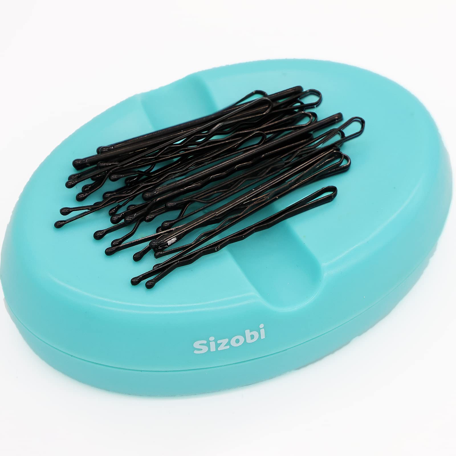 Sizobi Magnetic Bobby Pin Holder & Sewing Pincushion - Strong Magnetic Needle & Pin Organizer for Sewing, Crafting, Office - Perfect for Bobby Pins, Paper Clips, Needles (No Pins Included) | Ideal for Sewing Rooms, Craft Stations & Office Desks