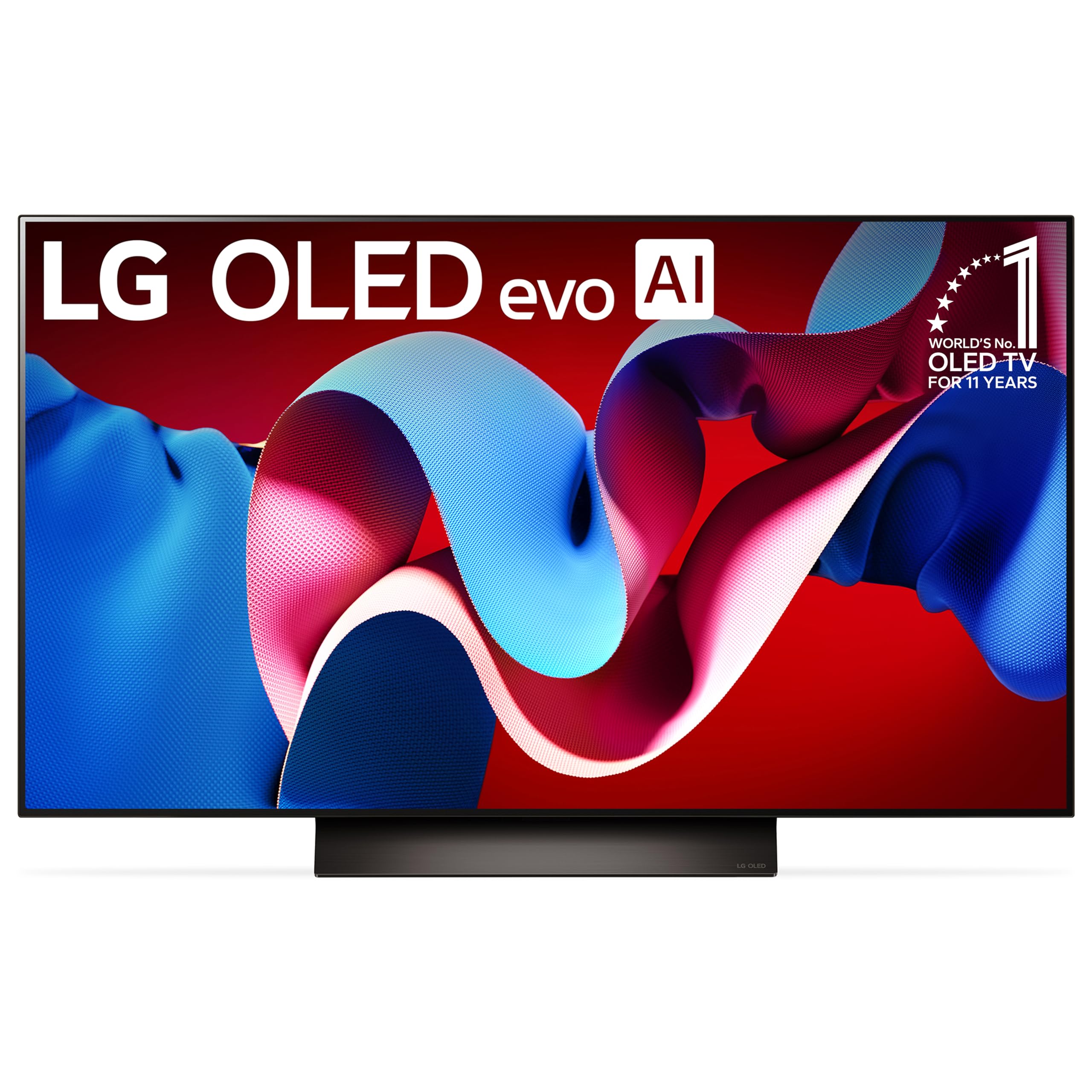 LG OLED48C4PUA 48-Inch 4K Ultra HD Smart OLED TV (2024 Model) - AI-Powered evo C4 Series with Alexa Built-in & Magic Remote - Perfect for Home Theater, Gaming & Streaming - Black