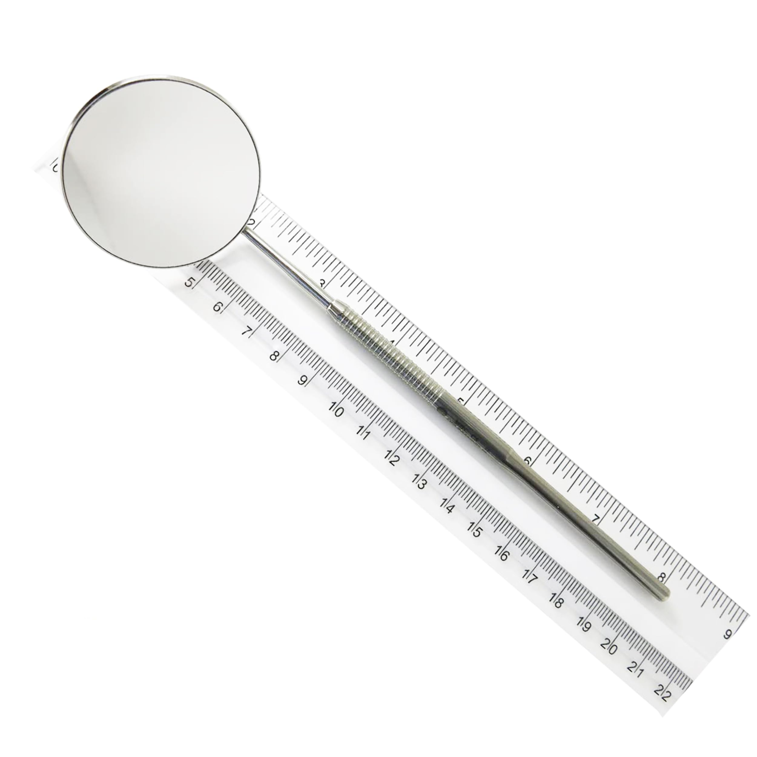 Professional Dental Oral Photography Mirror - 50mm Round Large Dentist Mirror for Teeth Inspection, Inside Mouth Exam & Orthodontic Pictures | Perfect for Dentists, Hygienists & Home Dental Care