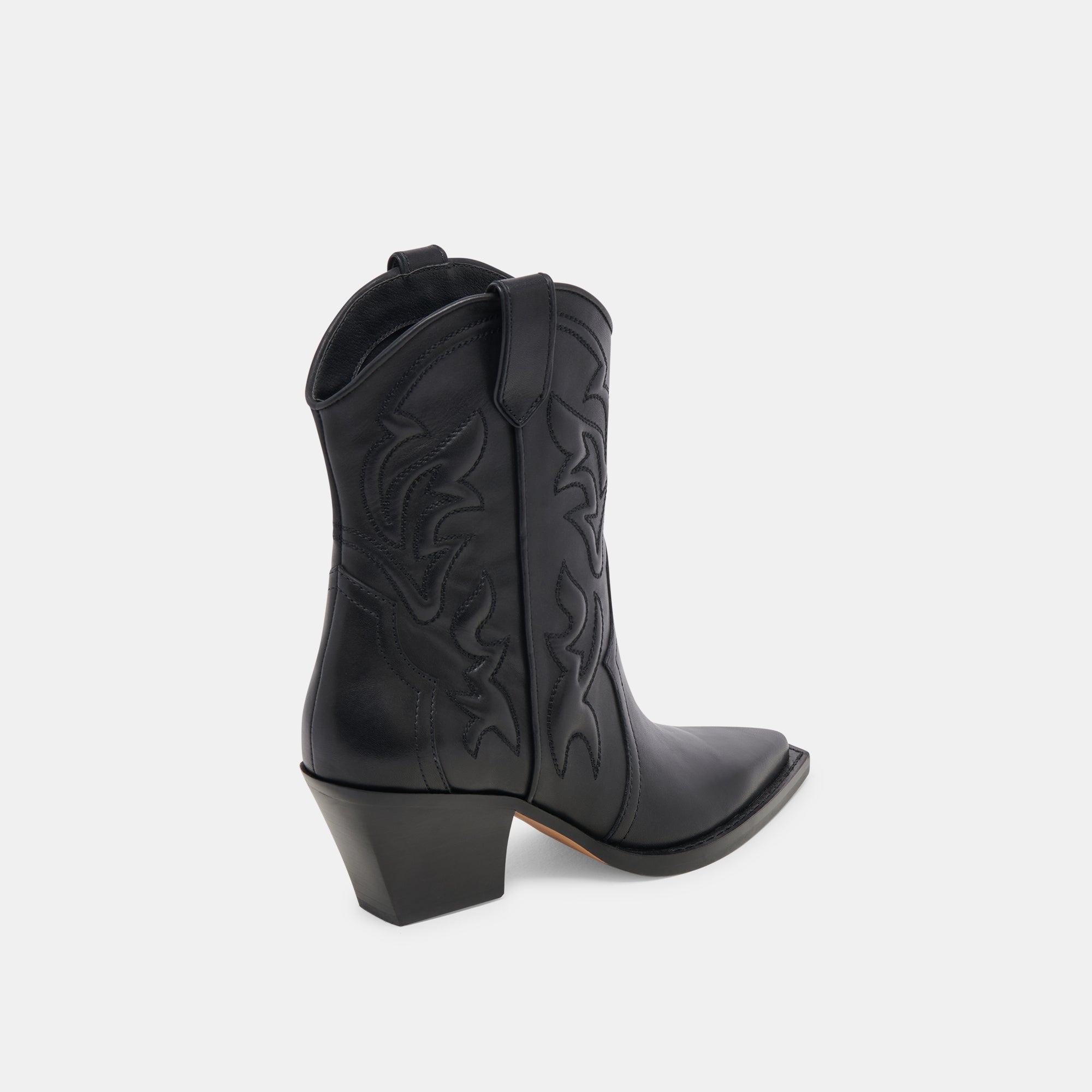 RIMONA Women's Black Leather Booties - Stylish Ankle Boots for Fall & Winter Fashion | Perfect for Casual Outfits, Office Wear & Night Out