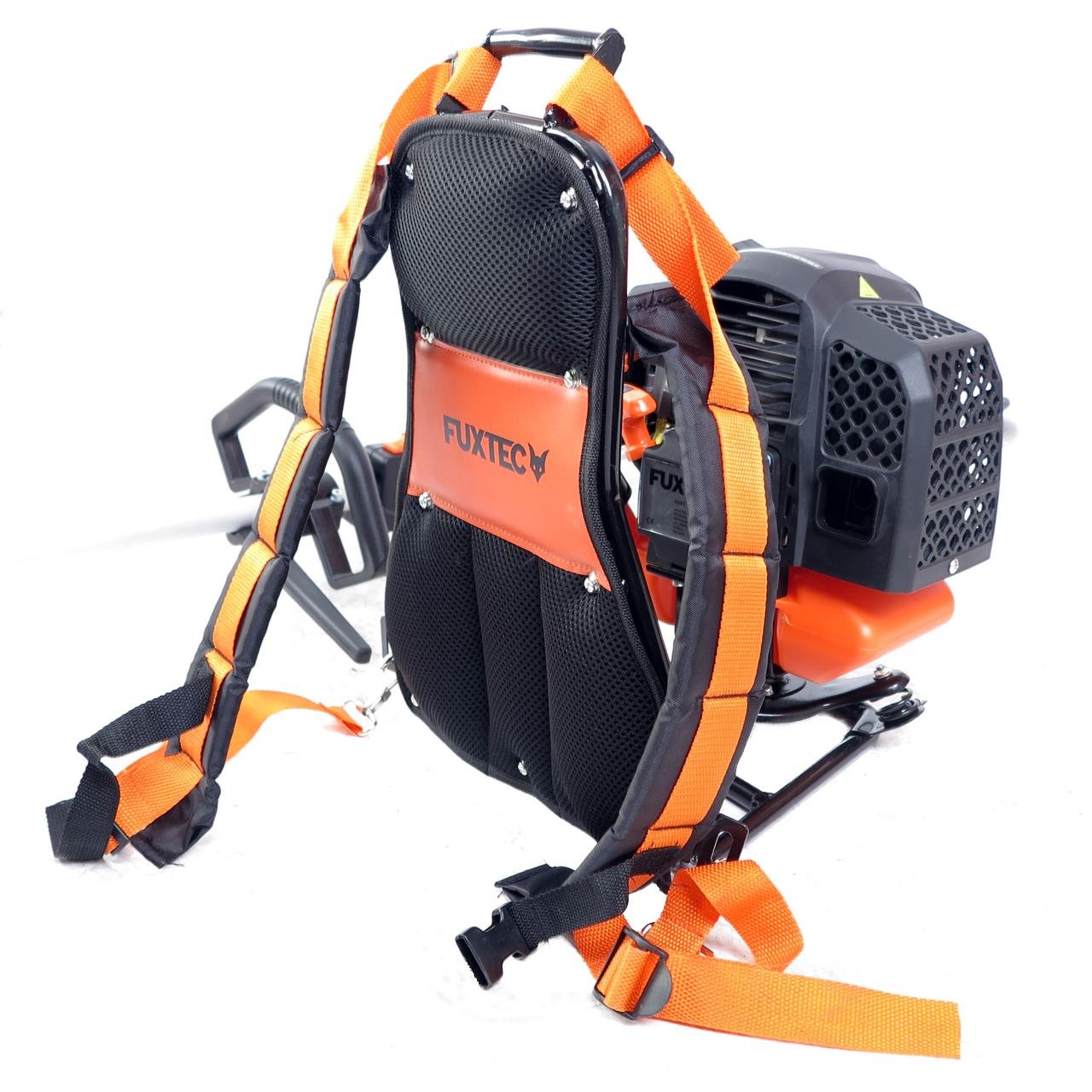 FUXTEC FX-MS152T 52cc 2-Stroke Gas-Powered Backpack Trimmer with 2-in-1 Multitool & Shoulder Harness - 3HP Lawn Edger, Brush Cutter, Weed Whacker for Professional Landscaping & Yard Maintenance