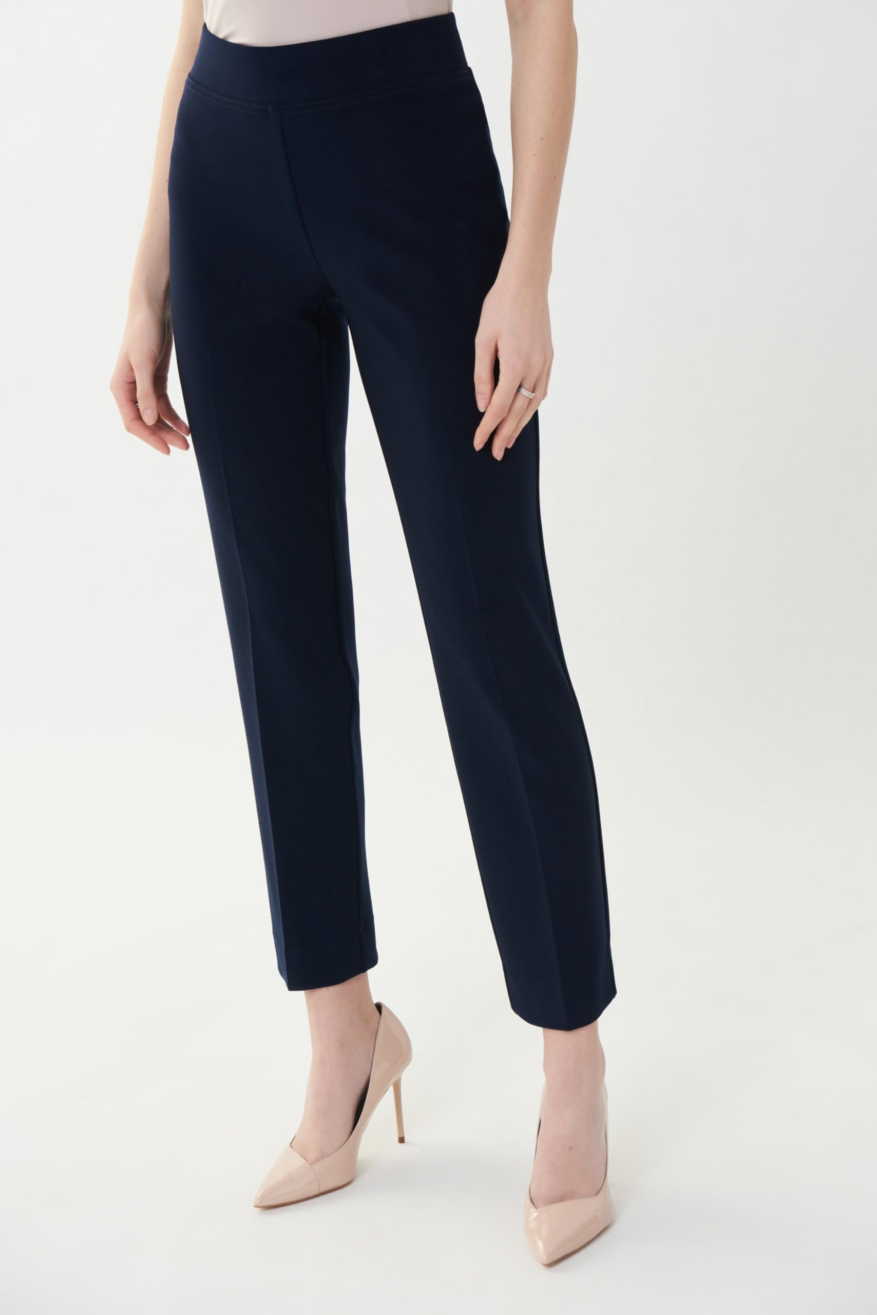 Women's Classic High-Waisted Dress Pants for Office & Business - Comfortable Stretch Trousers for Work, Formal Events & Professional Wear