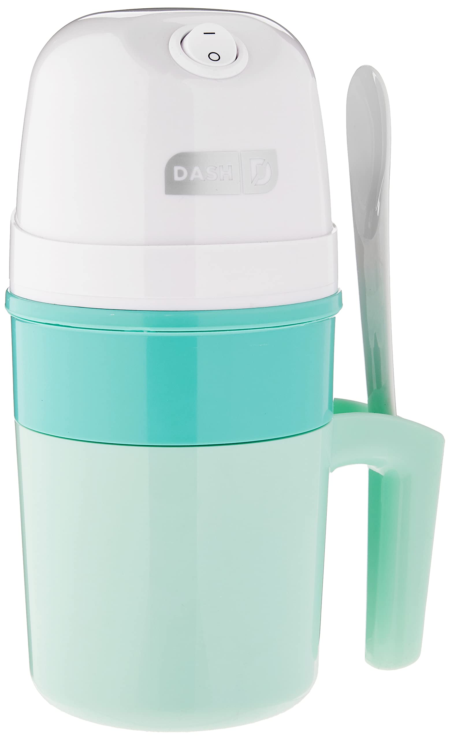 DASH My Pint 0.4qt Electric Ice Cream Maker Machine - Make Homemade Gelato, Sorbet & Frozen Yogurt - Includes Mixing Spoon & Recipe Book - Healthy Sugar-Free Organic Desserts for Kids & Adults (Aqua Blue) - Perfect for Parties, Family Treats & Healthy Snacking