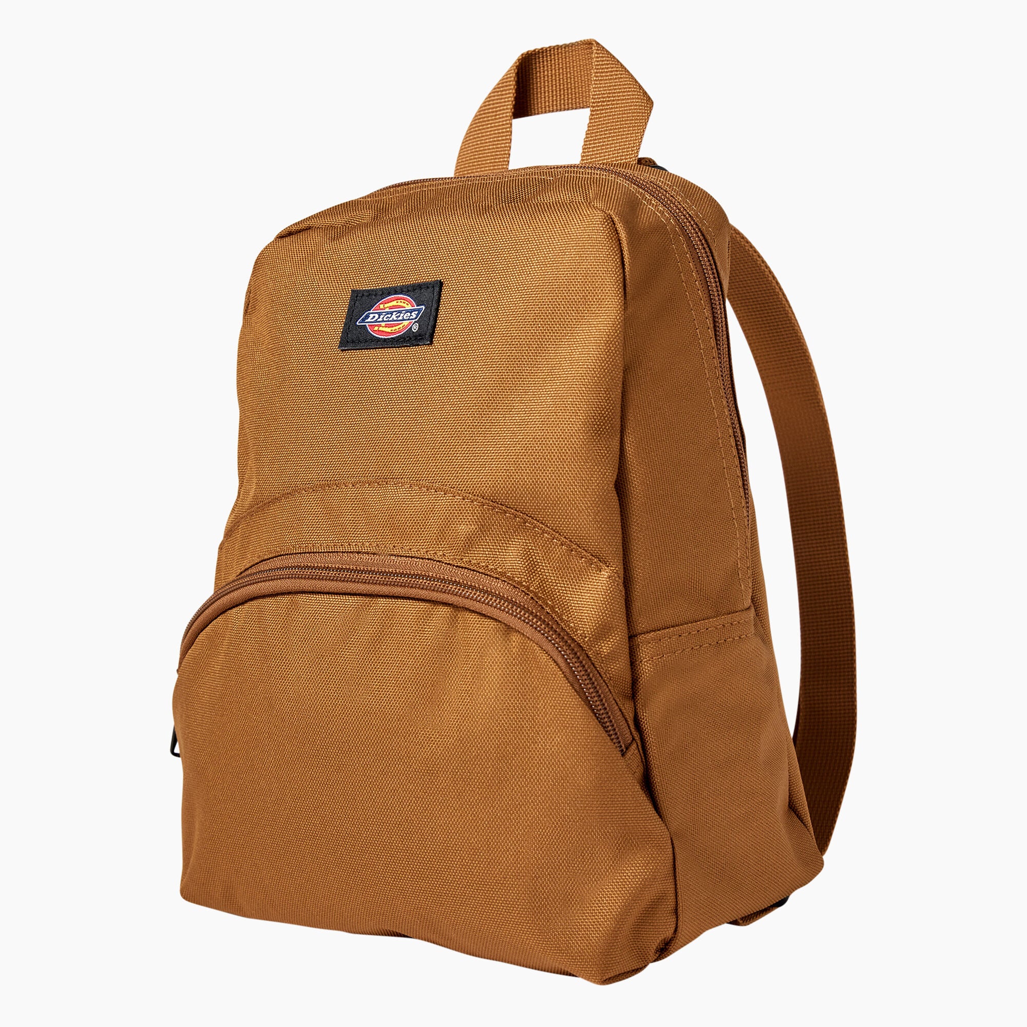 DICKIES Mini Backpack for Women & Men - Durable Brown Small Backpack for School, Travel, Hiking & Everyday Use