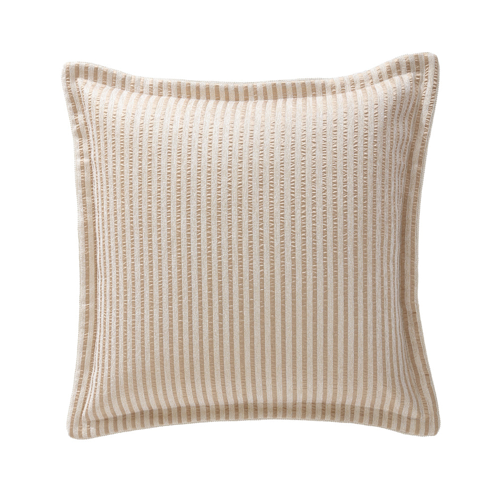 Constantine Gold Square Filled Cushion - Luxury Home Decor Throw Pillow for Sofa, Bed & Living Room - Perfect for Modern Interior Design & Cozy Comfort