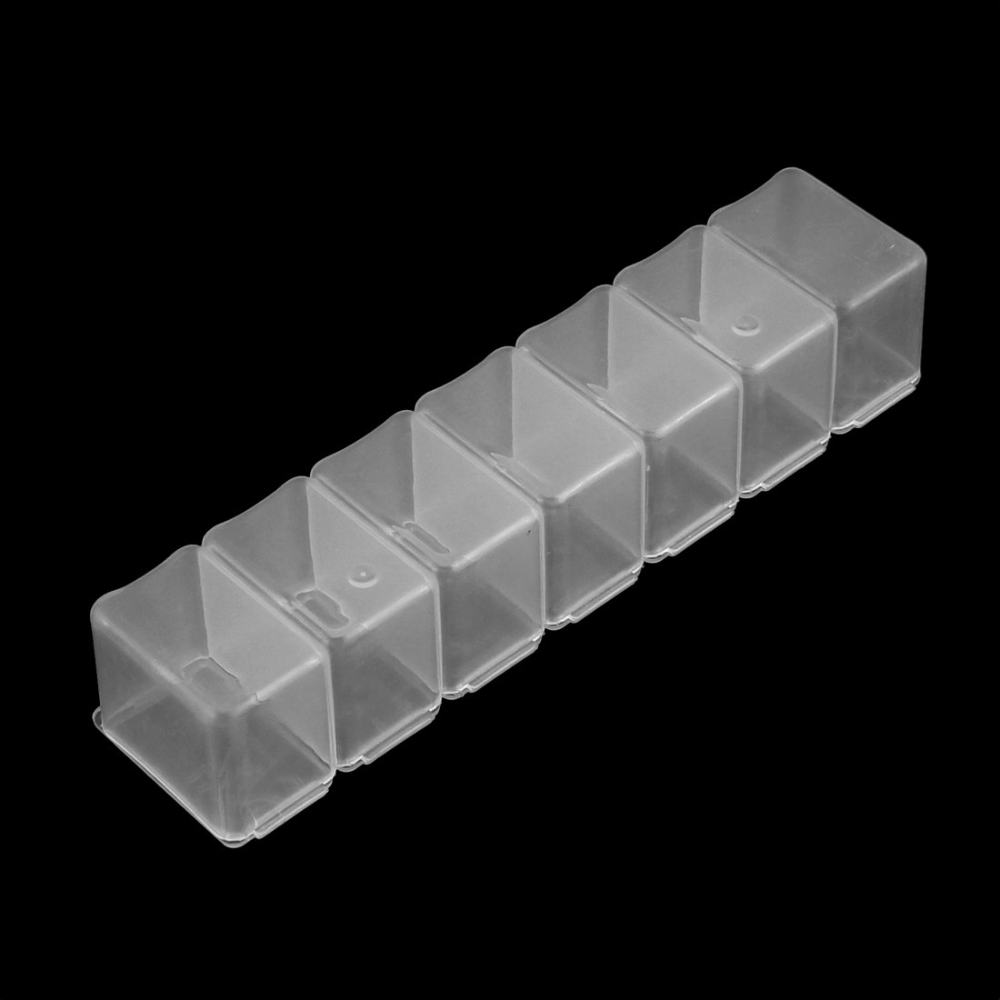 uxcell 7-Day Weekly Pill Organizer Box - 2 Pack | Portable Medicine Storage for Vitamins, Supplements & Daily Medications | Perfect for Travel, Home & Office Use