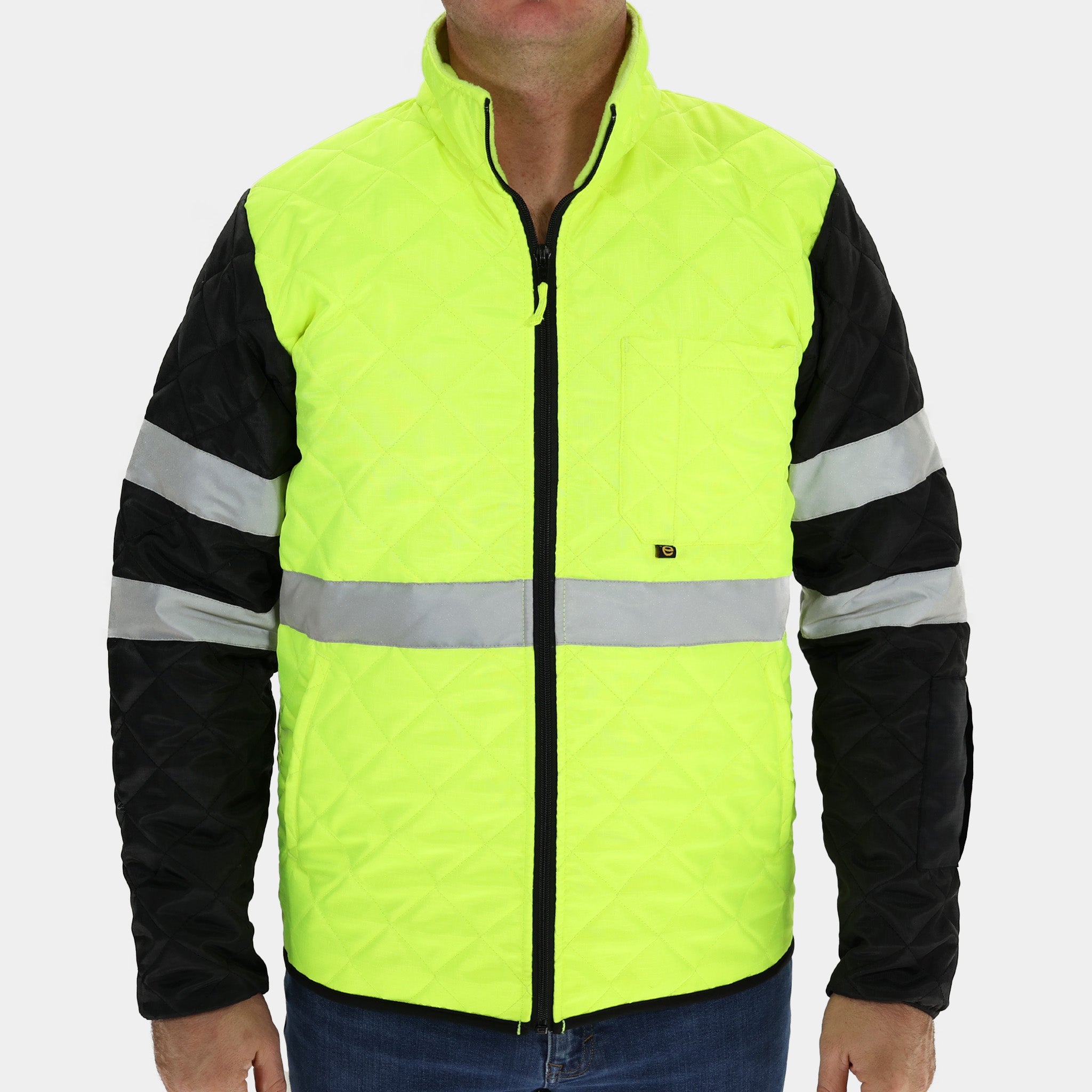 Agile Jacket for Men - Lightweight Waterproof Windbreaker - Bright Yellow Outdoor Hiking Jacket - Perfect for Running, Cycling & Travel Adventures