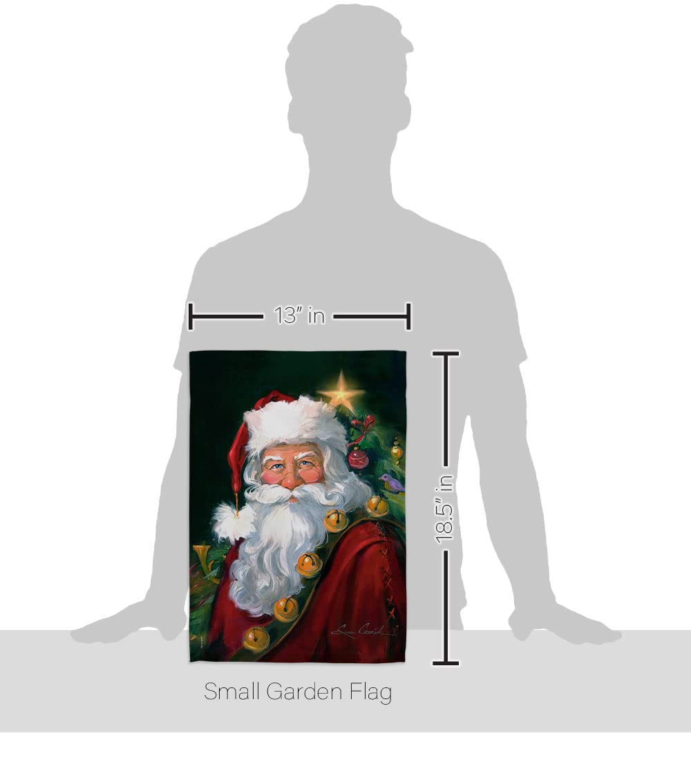 Santa Christmas Garden Flag Set 13