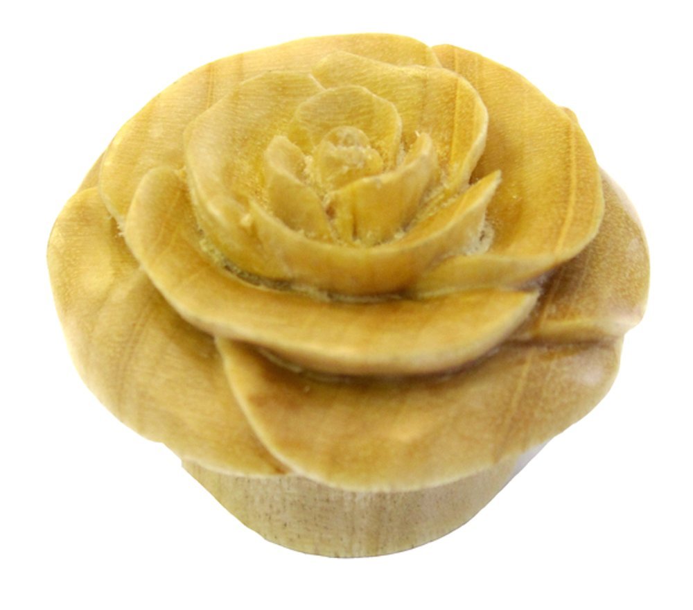 White Rose WildKlass Plugs (Pair) - Elegant Floral Earrings for Women, Perfect for Weddings, Parties & Everyday Wear