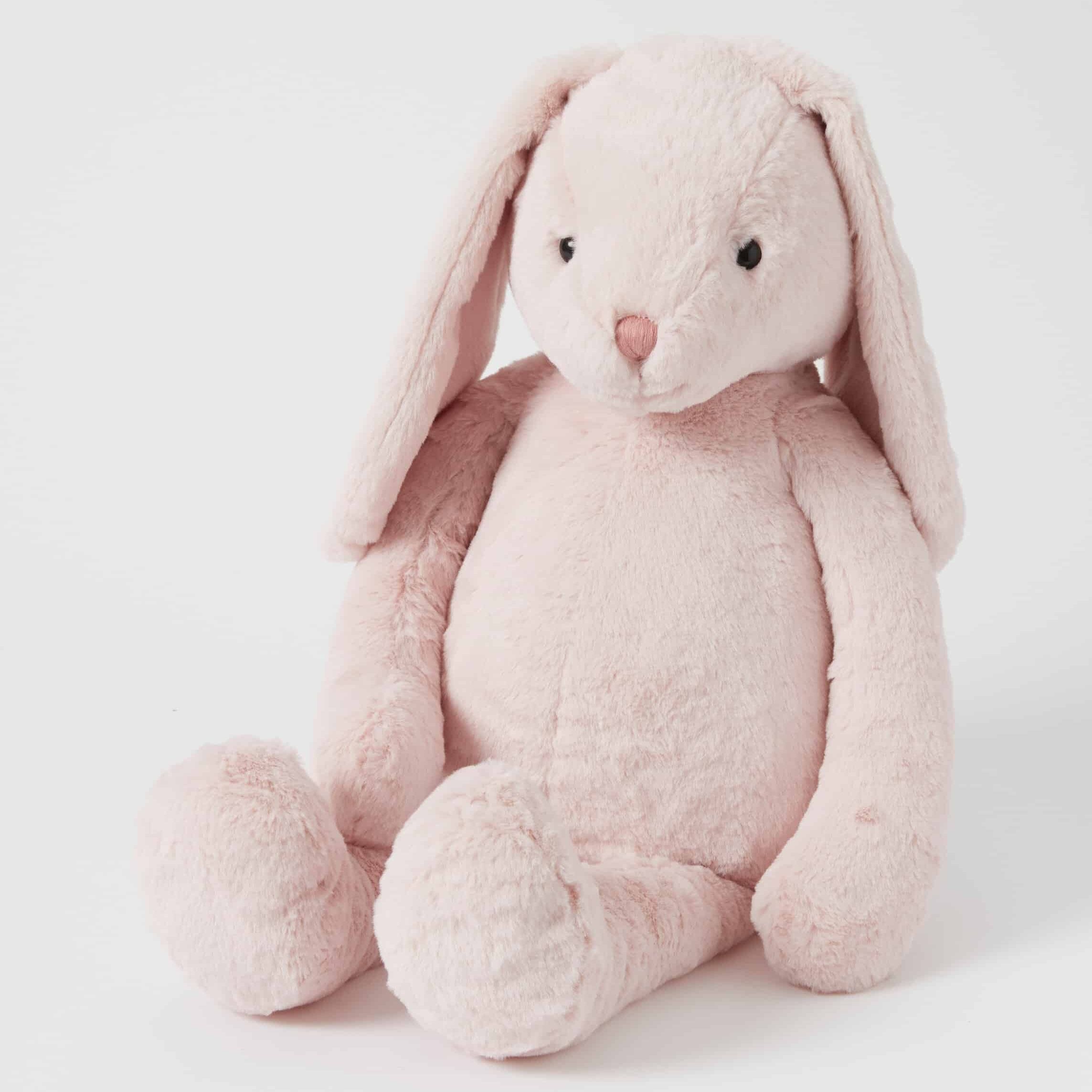 Jiggle & Giggle Extra Large Pink Bunny Plush Toy - Super Soft Stuffed Animal for Kids, Nursery Decor, Easter Gift & Cuddling Companion