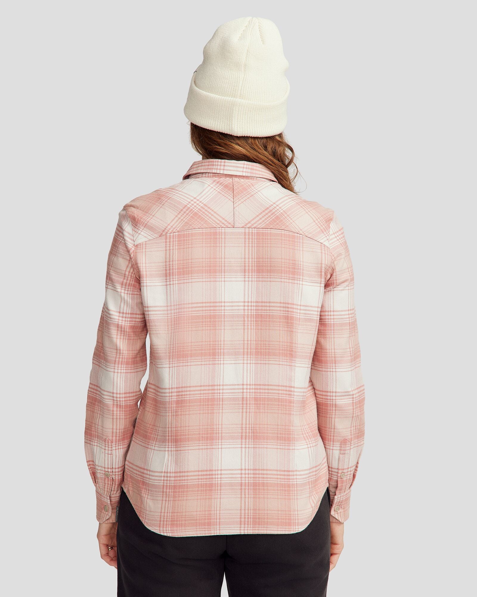 Women's Carrillon HF Long Sleeve Shirt - Shadow Plaid Mineral - Casual Office Wear & Outdoor Activities