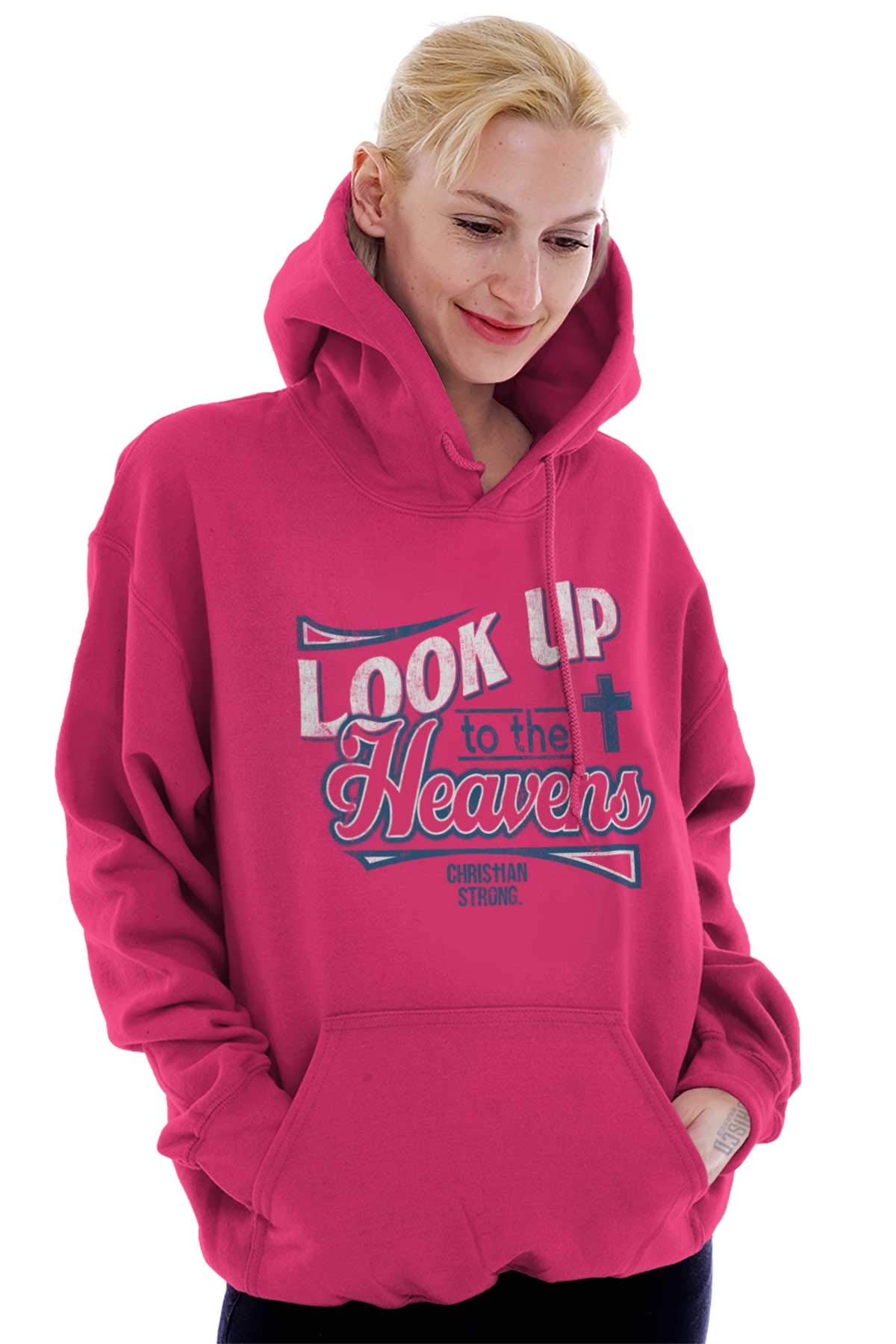 Christian Strong Redeemer Healer Lord Religious Hoodie Sweatshirt for Women - Faith-Inspired Comfort Wear for Church, Bible Study & Daily Devotion