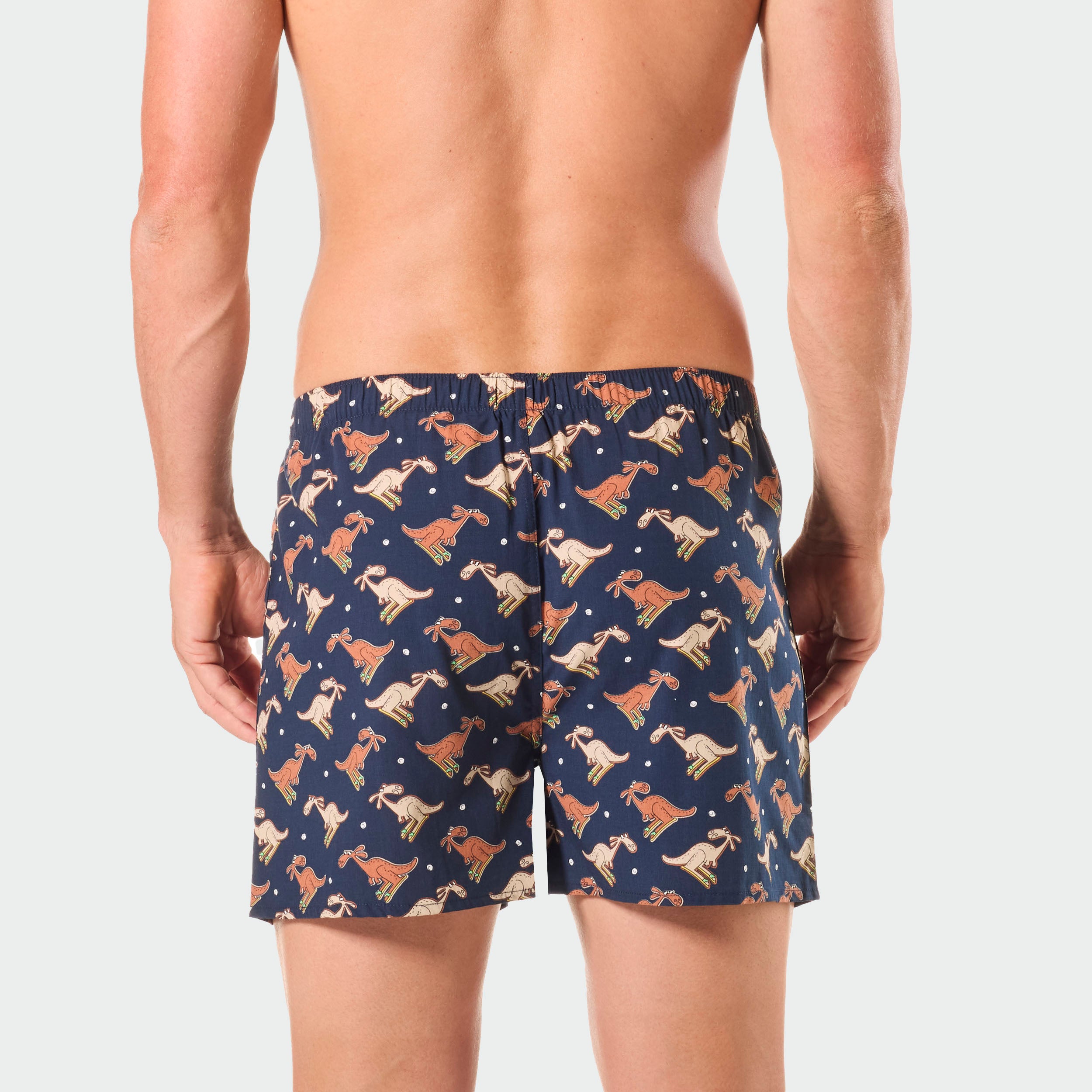 Men's Bamboo Boxer Shorts - Soft & Breathable Underwear for Comfort - Navy Blue | Perfect for Lounge, Sleep & Everyday Wear