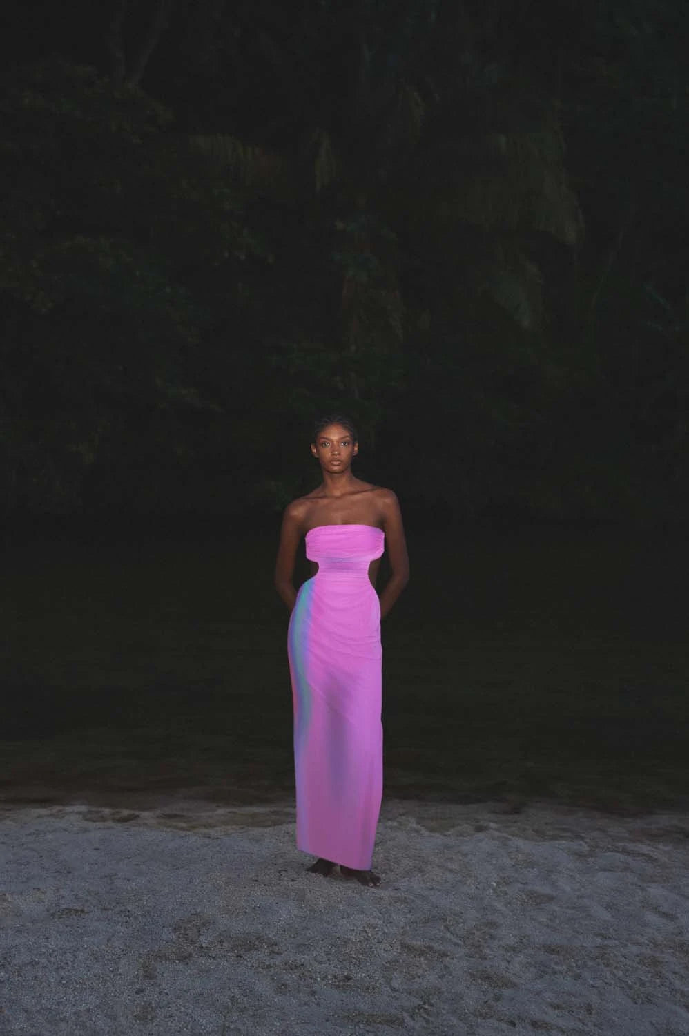 Enchanted Lila Dress for Women - Elegant Floral Print Maxi Dress for Summer, Beach, and Special Occasions