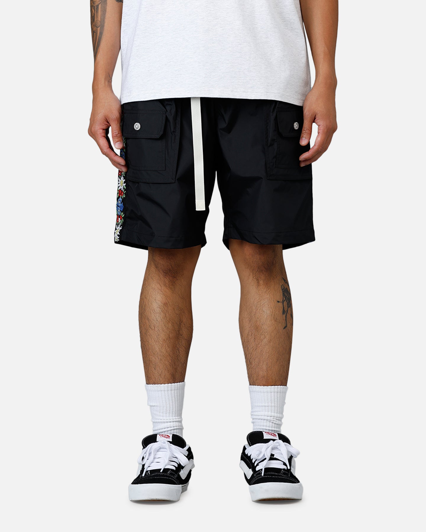 ABC Men's Lightweight Taffeta Spring Shorts - Breathable Quick-Dry Casual Shorts for Outdoor Activities, Travel & Gym - Black