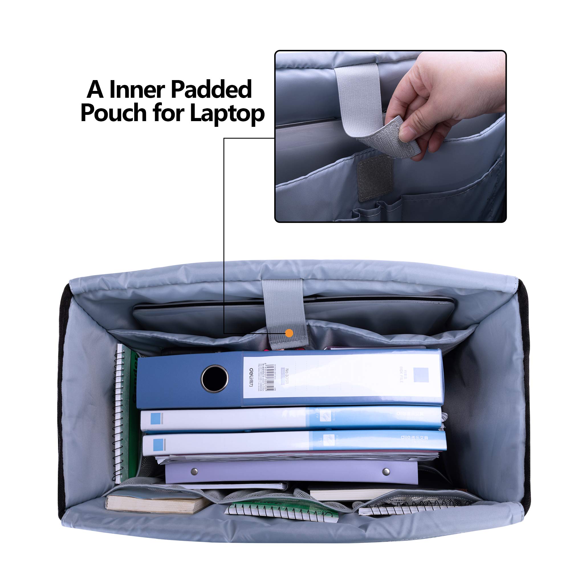 Trunab Durable Utility Tote Bag for Women - Professional Work Bag for Teachers & Nurses with 15.6