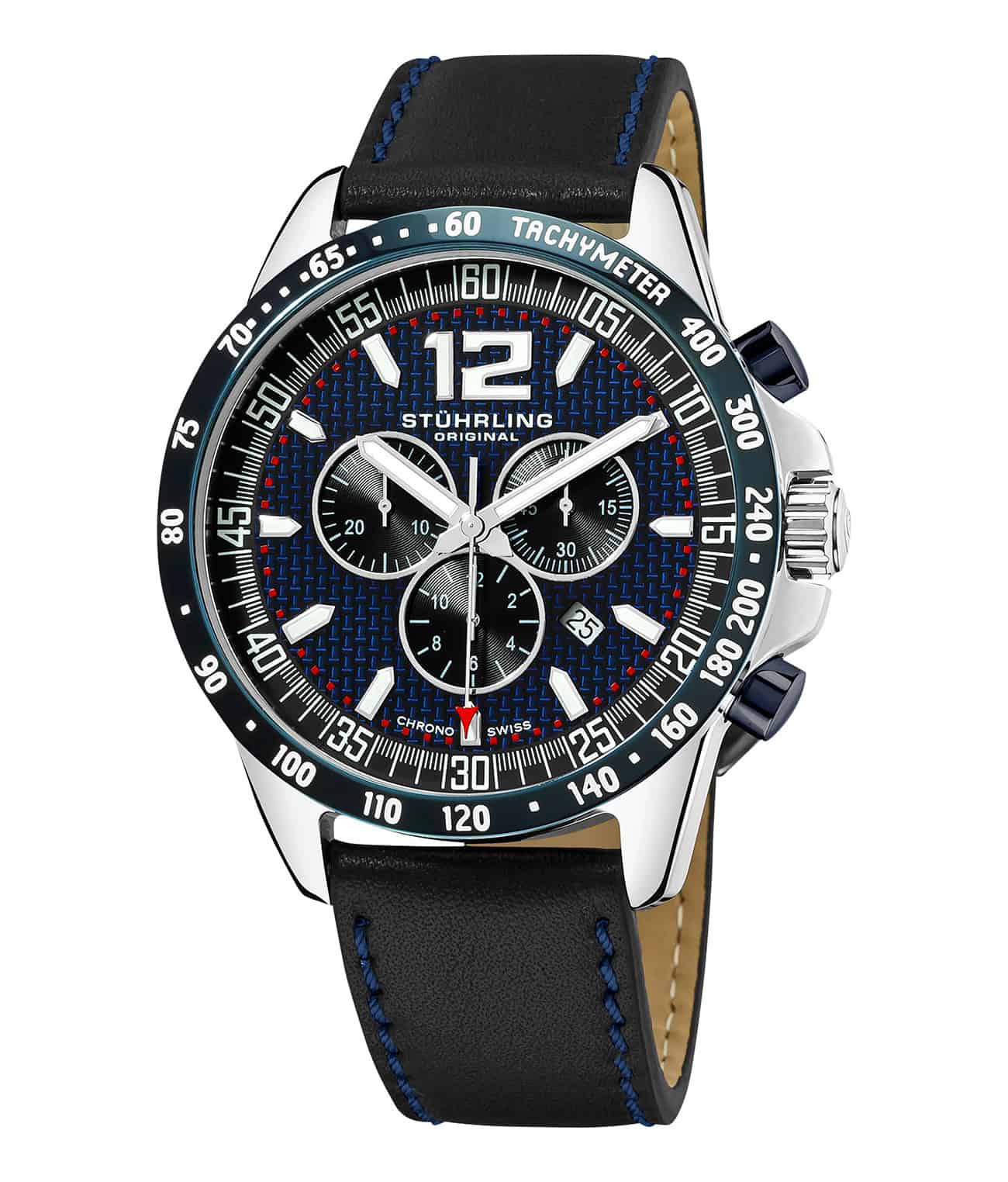 Concorso Corale 210A2 Quartz 46mm Men's Chronograph Watch - Stylish & Durable for Business, Casual & Outdoor Activities