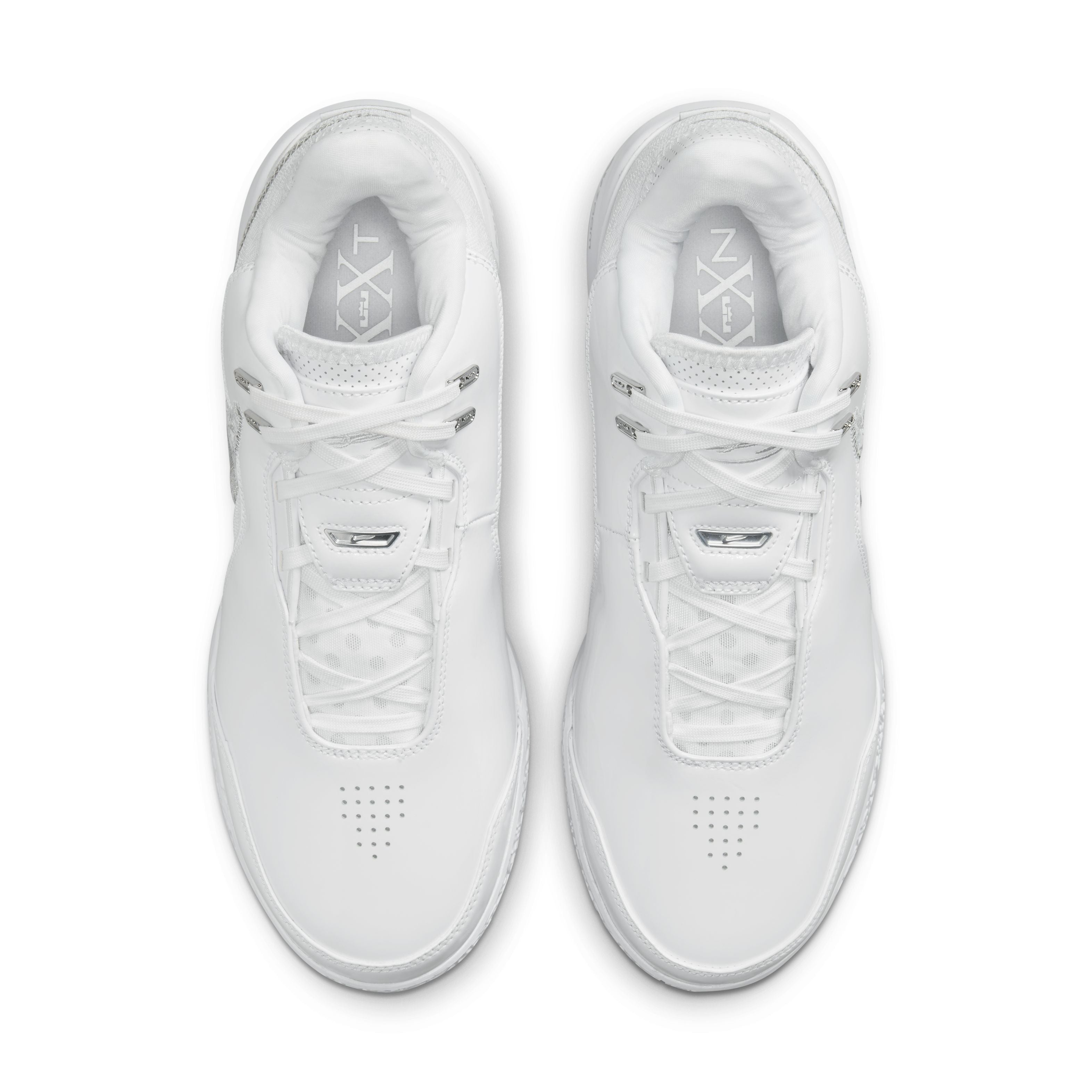 LeBron NXXT Gen AMPD EP Basketball Shoes 'White Smoke Grey' - High-Performance Sneakers for Indoor & Outdoor Court Play