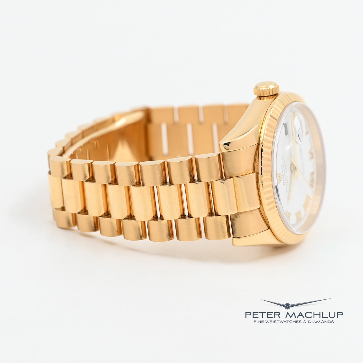 Authentic Rolex Day-Date 36mm Men's Watch - 2008 Model - Luxury Gold & Stainless Steel - Perfect for Business & Formal Events