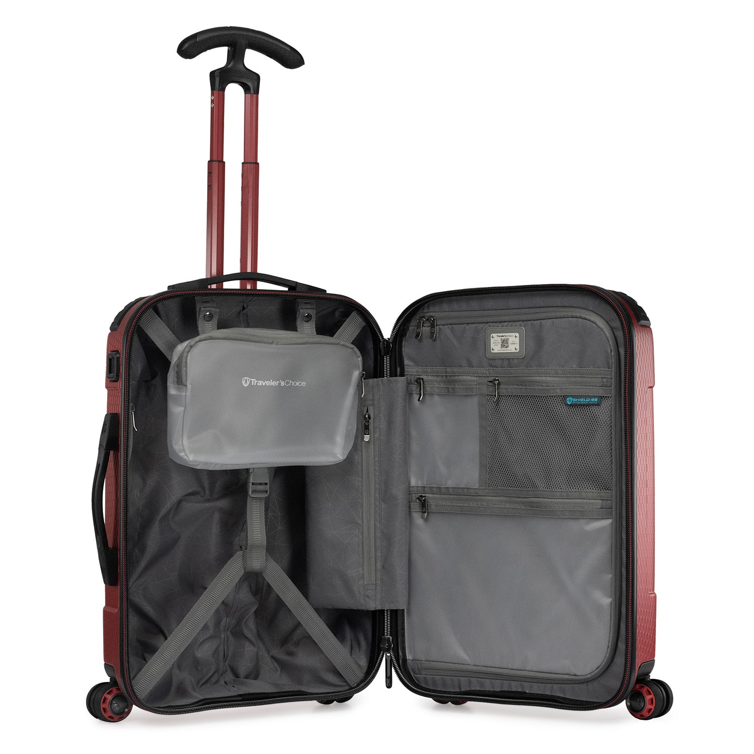 MaxPorter II Carry On Luggage - Lightweight Expandable Suitcase for Travel, Business & Weekend Trips - TSA Approved Spinner Wheels & Durable Polycarbonate Shell