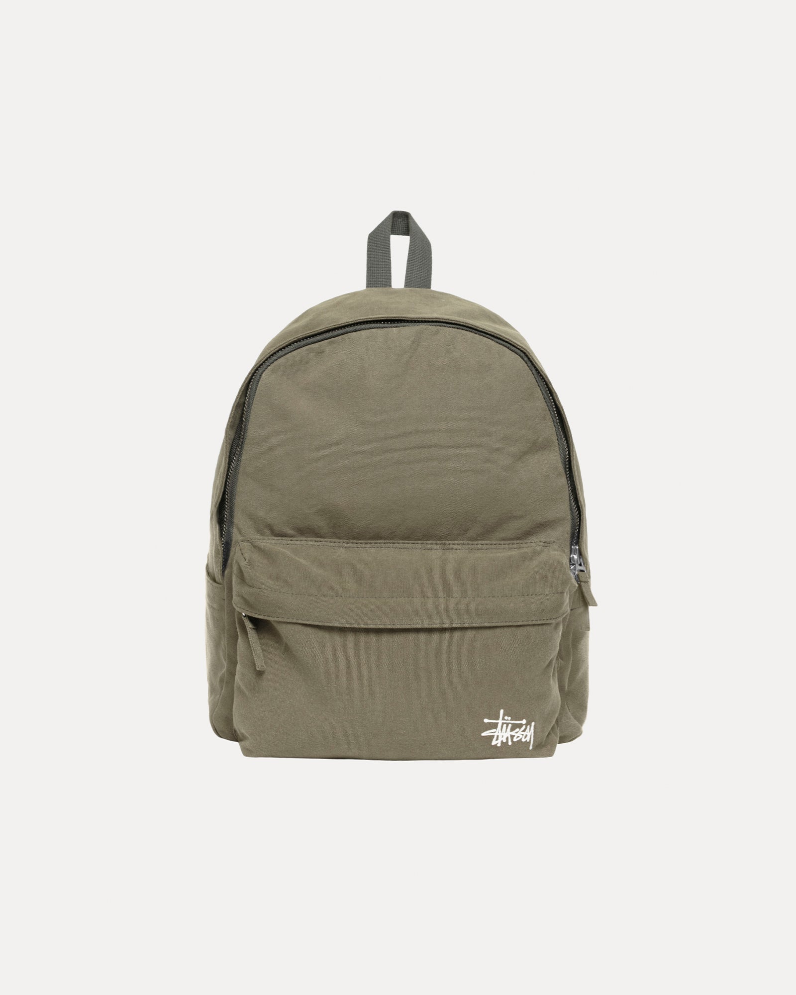Durable Green Canvas Backpack for School, Travel & Work - Lightweight & Water-Resistant Daypack for Men & Women - Perfect for Commuting, Hiking & Outdoor Adventures
