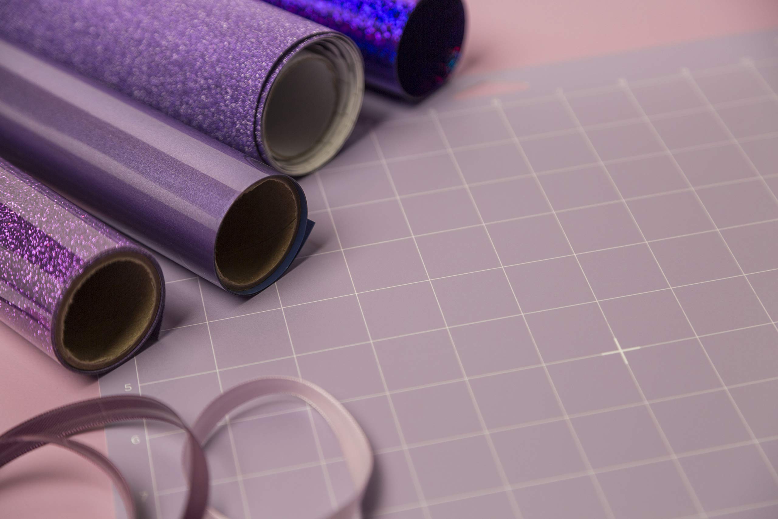 Cricut StrongGrip Cutting Mat 12x12 Inch - Heavy Duty Craft Mat for Cricut Maker & Explore Machines - Works with Cardstock, Vinyl, Matboard & More - Reusable with Clear Protective Film - 3 Pack - Perfect for Scrapbooking, DIY Projects & Crafting