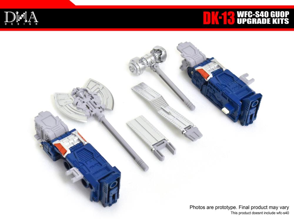 DNA Design DK 13 Upgrade Kit for WFC S40 - Transformers Action Figure Accessories for Collectors & Customization - Perfect for Display & Toy Photography