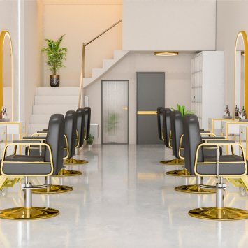 Professional Hydraulic Salon Swiveling Styling Chair - Adjustable Height, 360° Rotation for Hairdressing, Barber, Beauty & Massage - Perfect for Salons, Spas & Home Use