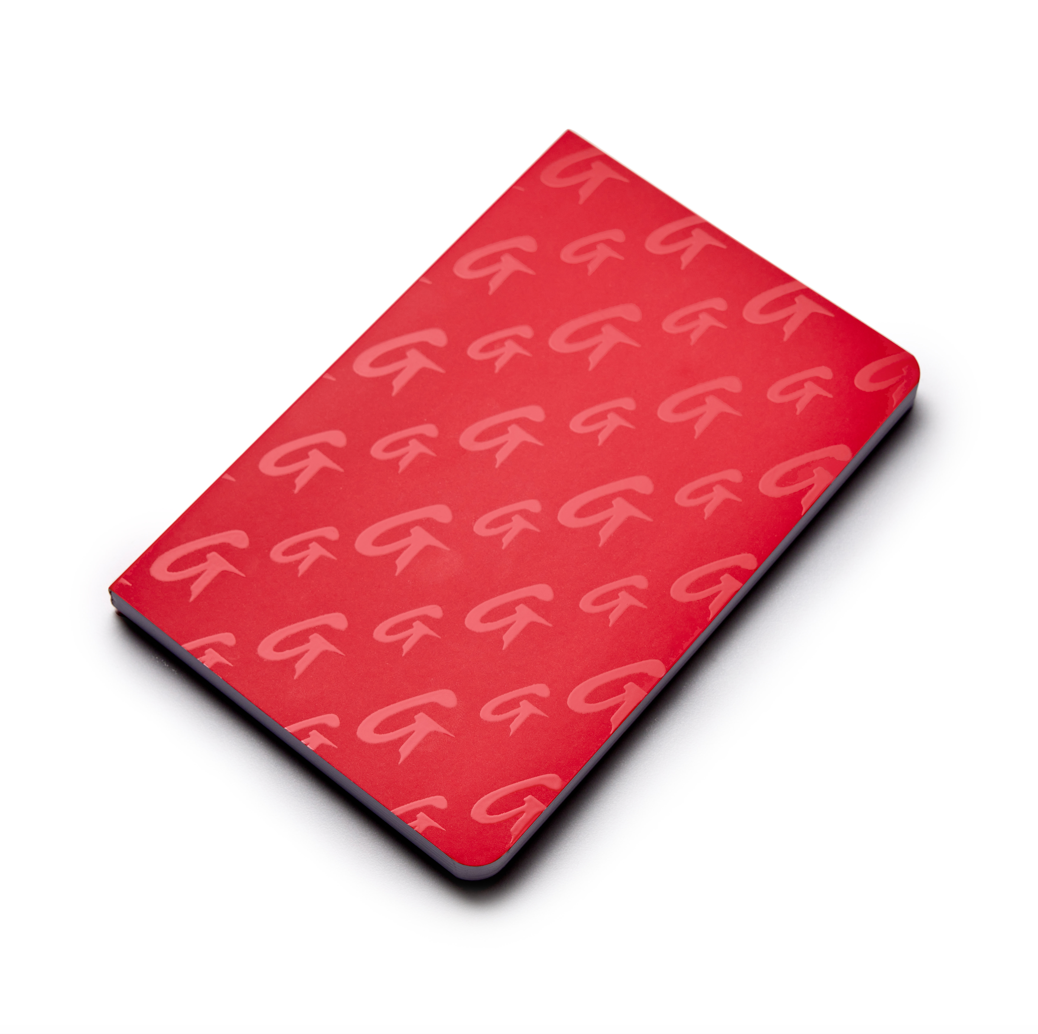 Monogram Notebook - Premium Red Leather Journal for Writing, Note Taking & Gift Giving - Perfect for Students, Professionals & Creative Minds