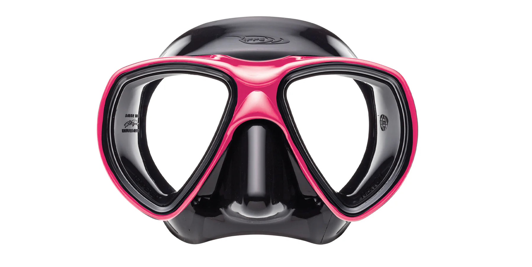 Riffe Nekton Dive Mask - Bubble Pink - Premium Scuba Diving Mask for Snorkeling & Spearfishing - Comfortable & Anti-Fog Design for Underwater Adventures