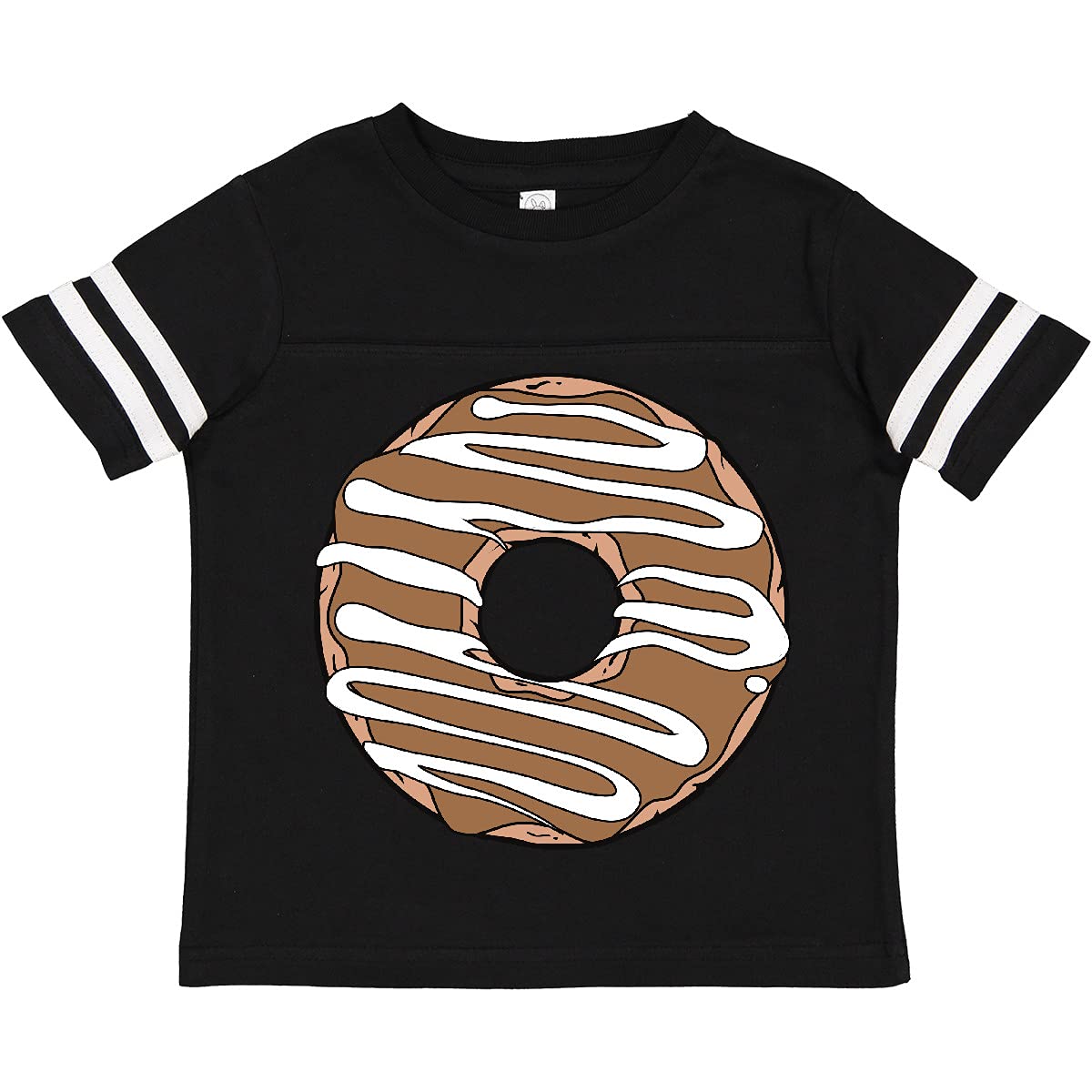 Inktastic Chocolate Donut Toddler T-Shirt - Cute Doughnut Graphic Tee with Glaze Icing Design for Boys & Girls - Perfect for Birthday Parties, Donut Shops & Sweet Treat Lovers