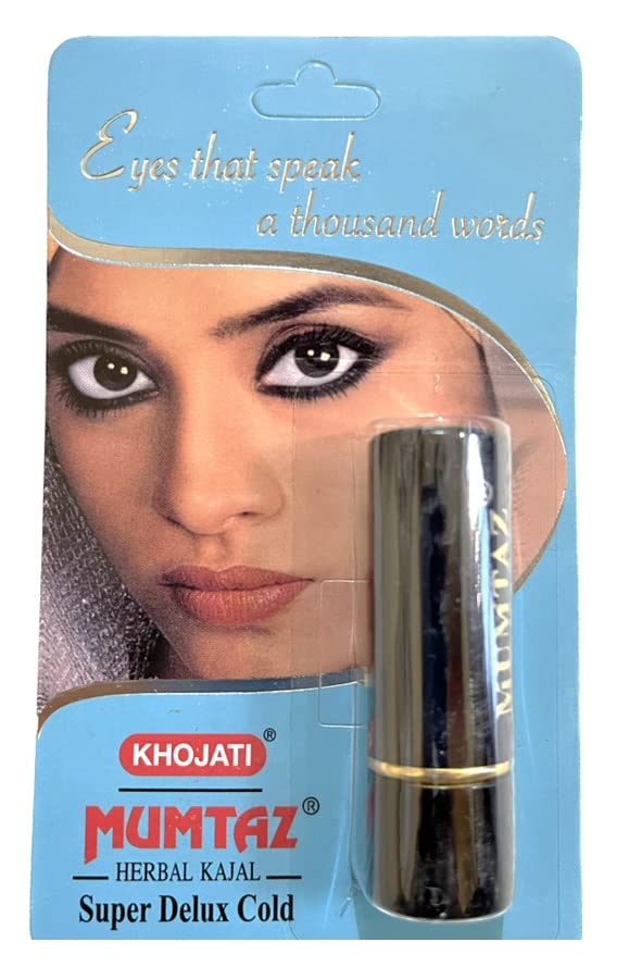 2 Pack Premium Natural Black Kajal Eyeliner - Smudge Proof, Waterproof & Long Lasting - Herbal Kajal with Almond Oil for Cooling & Refreshing Eyes - Perfect for Daily Makeup, Parties & Special Occasions
